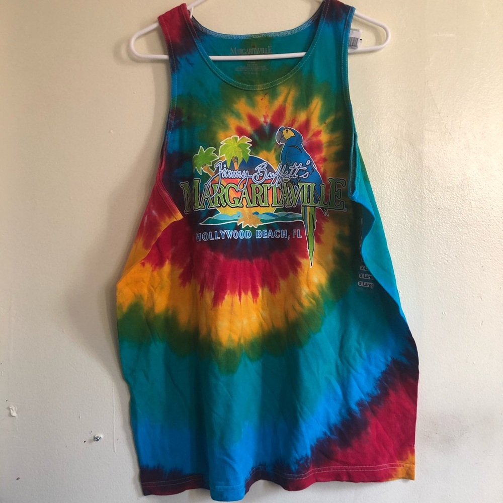Jimmy Buffet’s Margaritaville tie dye tank top
